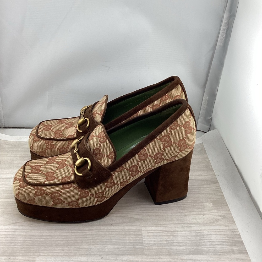 Gucci Women's Platform & Block heels,featuring the horsebit hardware. - Picture 4 of 6